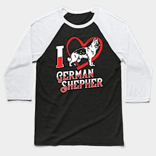 I love German shepherd Baseball T-Shirt